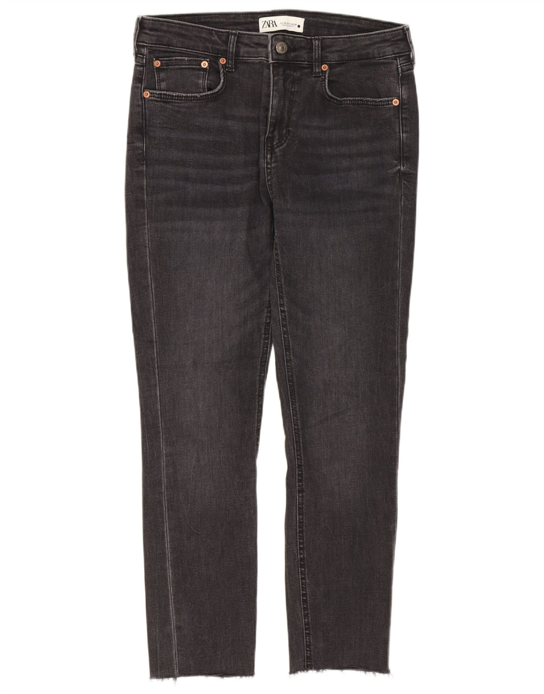 Zara Womens Slim Jeans EU 38 Small W28 L25 Grey
