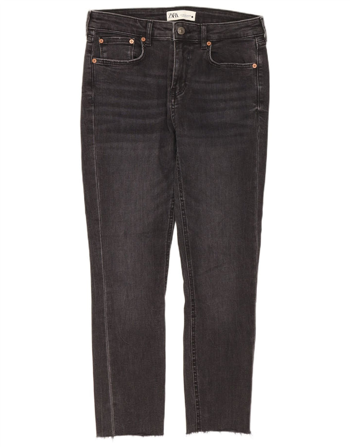 Zara Womens Slim Jeans EU 38 Small W28 L25 Grey