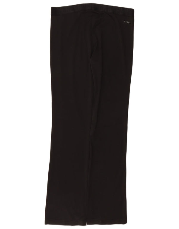 REEBOK Womens Leggings UK 12/14 Medium  Black Polyester