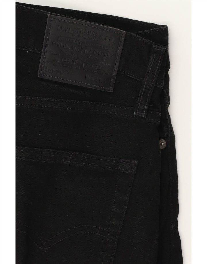 Levi's Mens 512 Slim Tapered Jeans W32 L29 Black Cotton