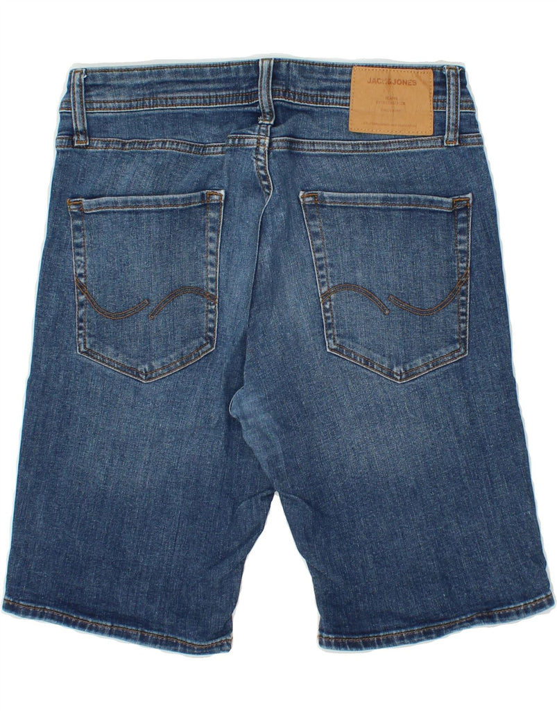 JACK & JONES Mens Regular Denim Shorts  Small W30 Blue Cotton | Vintage Jack & Jones | Thrift | Second-Hand Jack & Jones | Used Clothing | Messina Hembry 