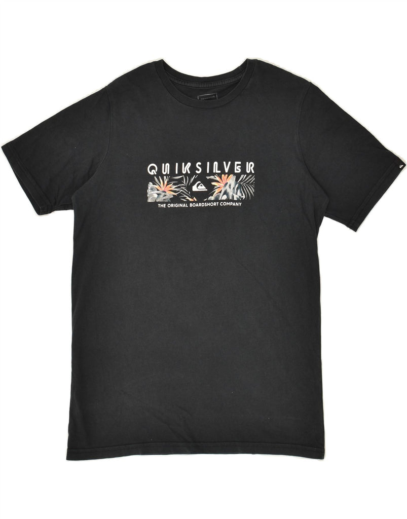 QUIKSILVER Boys Graphic T-Shirt Top 13-14 Years Black | Vintage Quiksilver | Thrift | Second-Hand Quiksilver | Used Clothing | Messina Hembry 