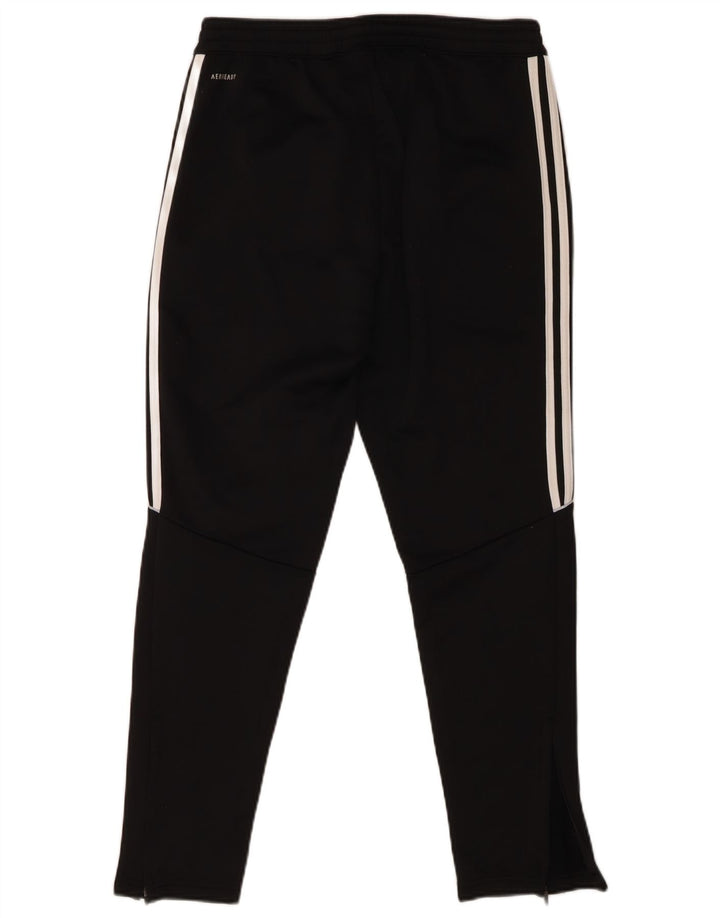 ADIDAS Mens Tracksuit Trousers Medium Black Polyester
