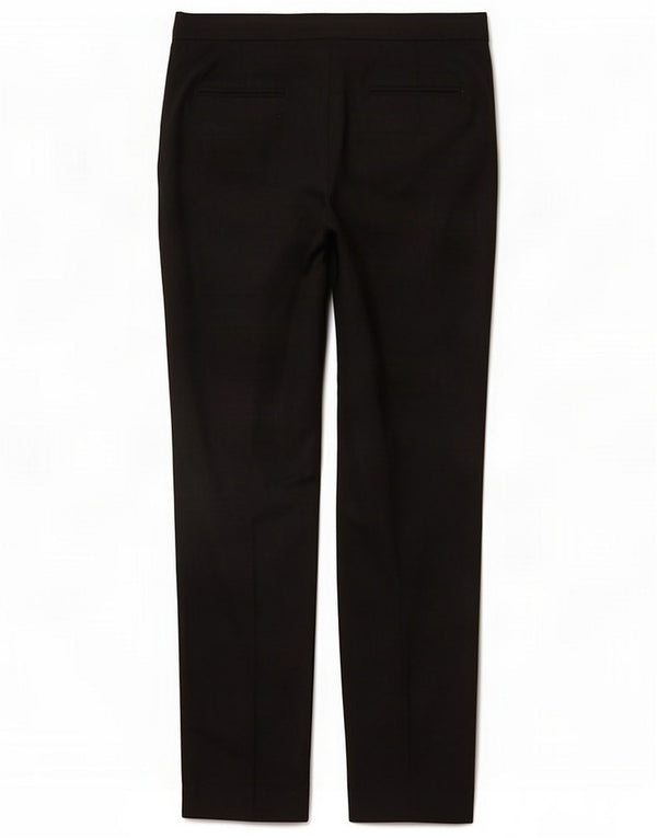 Massimo Dutti Womens Tapered Casual Trousers W24 L27 Black