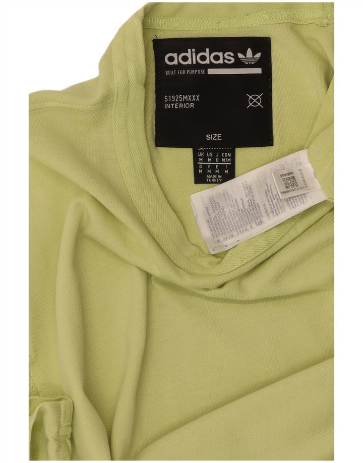 Adidas Mens T-Shirt Top Medium Green Cotton