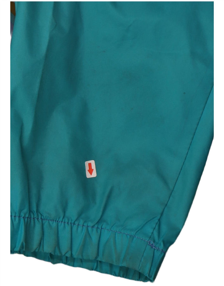 J Jeantex Mens Hooded Rain Jacket IT 50/52 Large Multicoloured Geometric