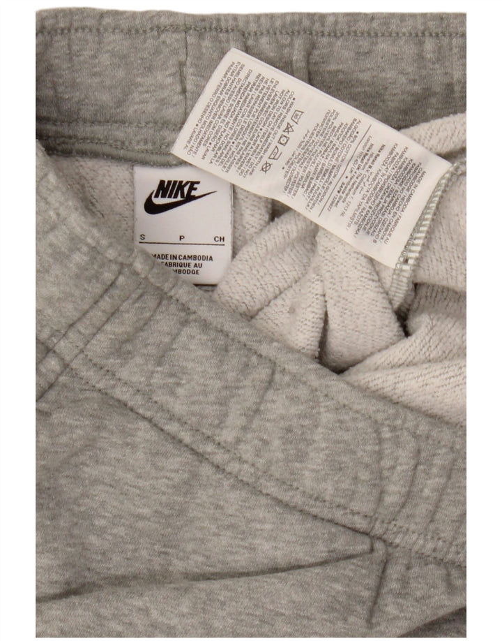 Nike Mens Tracksuit Trousers Joggers Small Grey Flecked Cotton