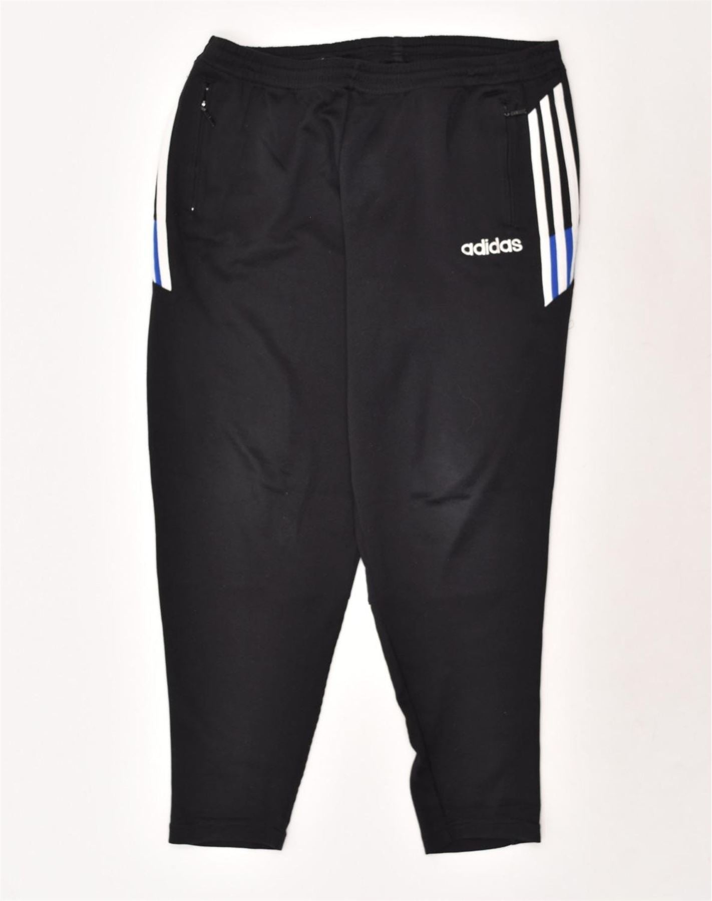 Pantaloni da tuta da uomo ADIDAS taglia 44 46 grande poliestere nero Abbigliamento vintage e di seconda mano online Messina Hembry