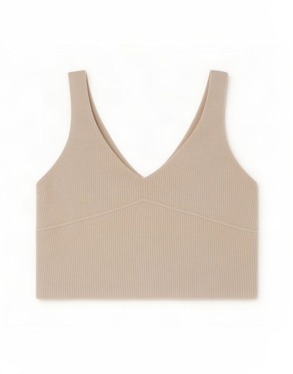 Vintage Womens Sleeveless Crop Top UK 14 Large White Cotton
