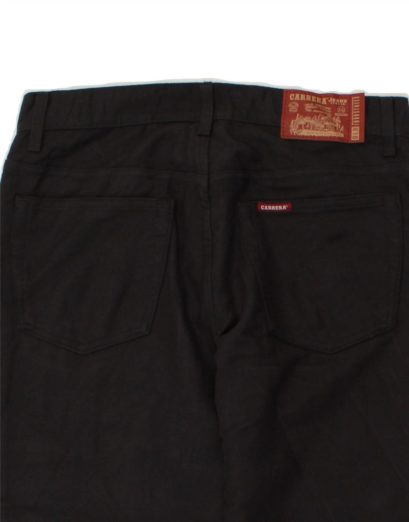 CARRERA Mens Straight Chino Trousers IT 42 Medium W32 L25 Black Cotton | Vintage Carrera | Thrift | Second-Hand Carrera | Used Clothing | Messina Hembry 