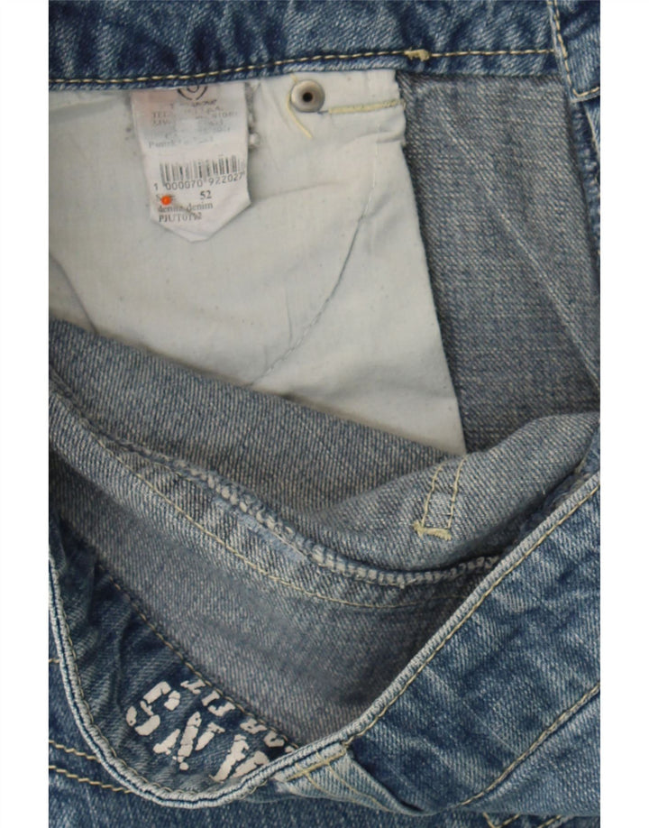 VINTAGE Mens Denim Shorts IT 52 XL W38  Blue Cotton Vintage Vintage and Second-Hand Vintage from Messina Hembry 