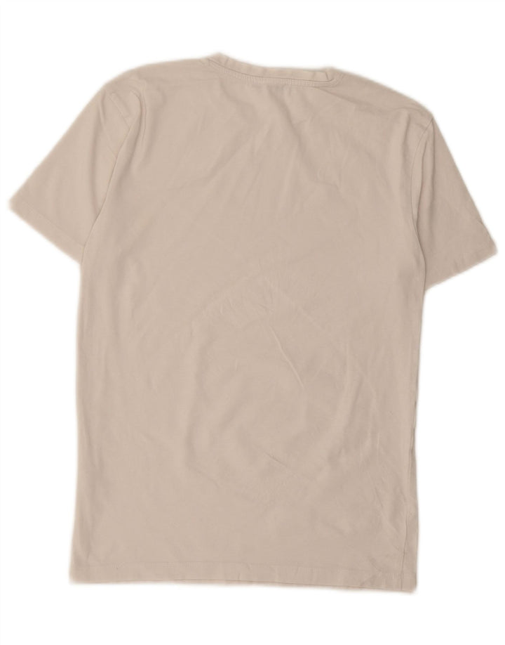 ZARA Womens T-Shirt Top UK 10 Small White Cotton Vintage Zara and Second-Hand Zara from Messina Hembry 
