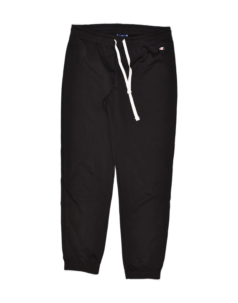 CHAMPION Mens Tracksuit Trousers Joggers Large Black Polyester Vintage Champion and Second-Hand Champion from Messina Hembry 