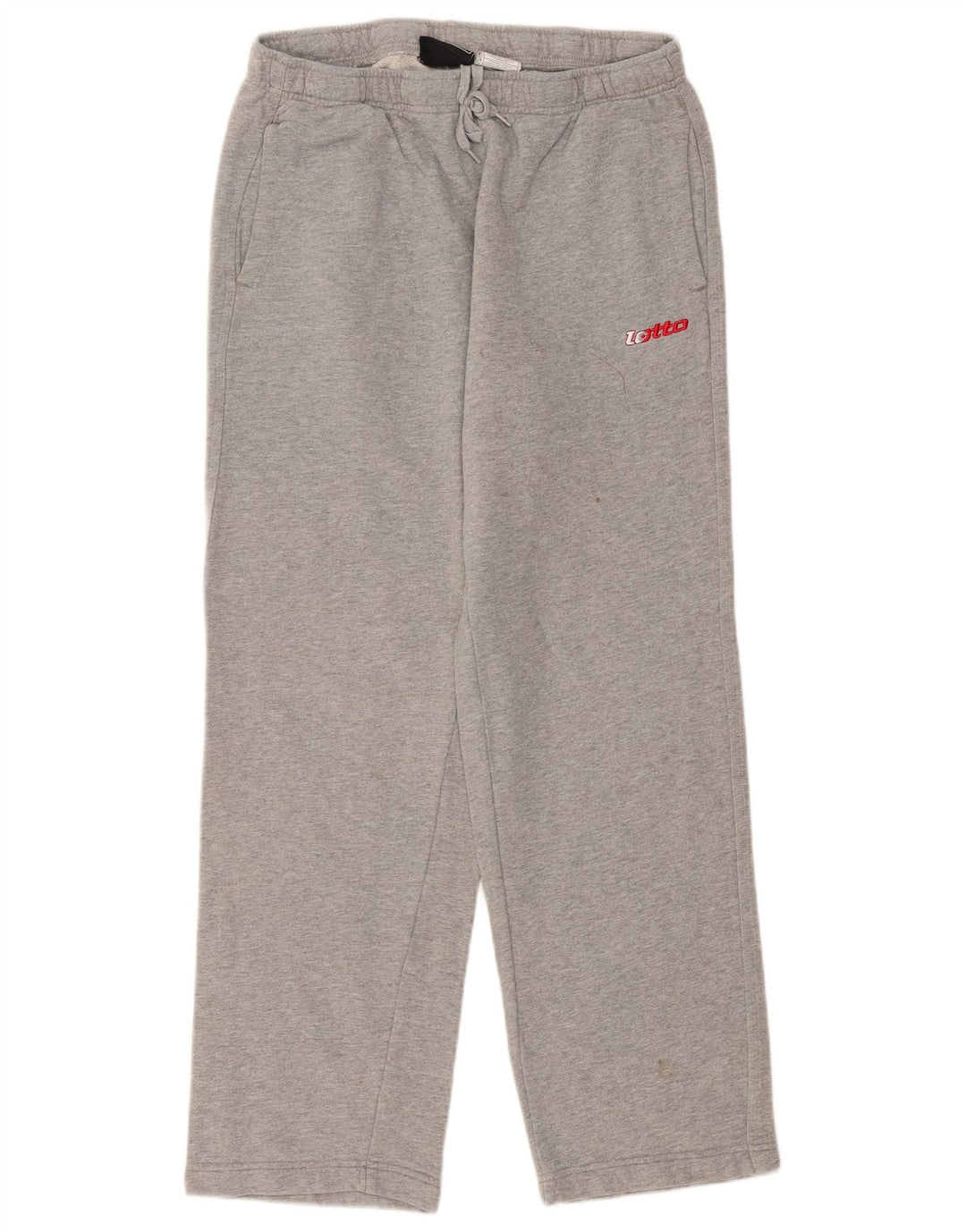 Lotto Mens Tracksuit Trousers Medium Grey Flecked Cotton