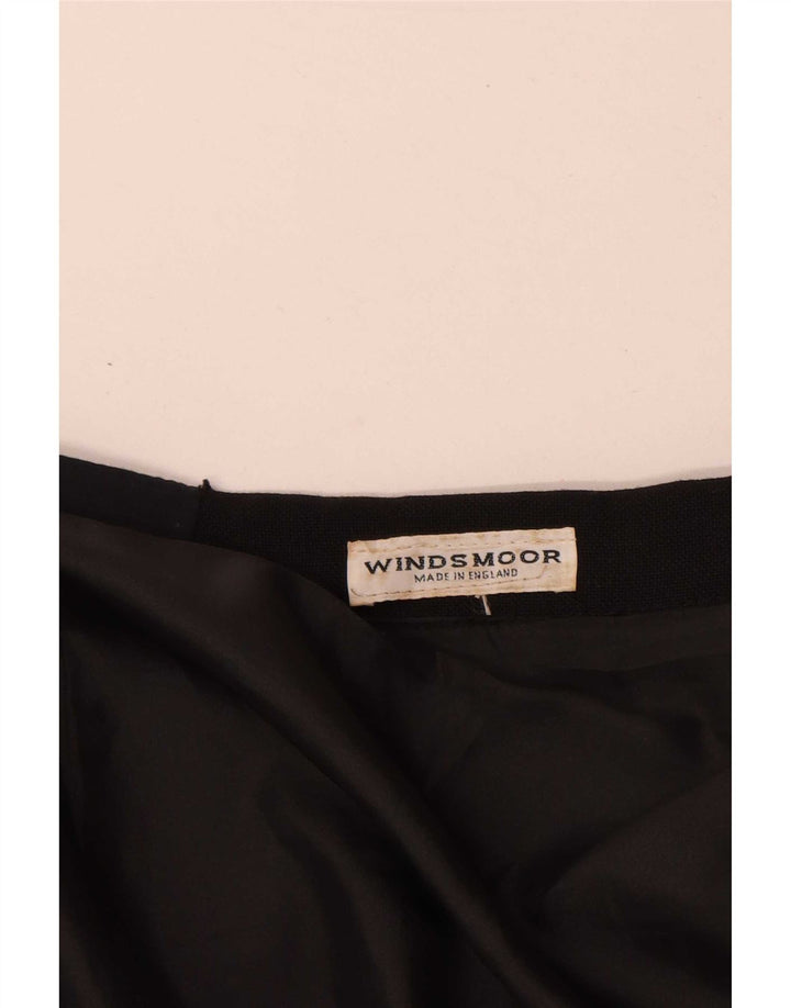 Windsmoor Womens Pleated Skirt W30 Medium Black