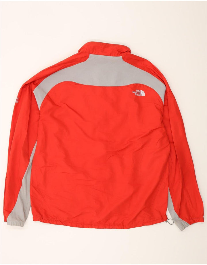 THE NORTH FACE Mens Tracksuit Top Jacket XL Red Colourblock Polyester
