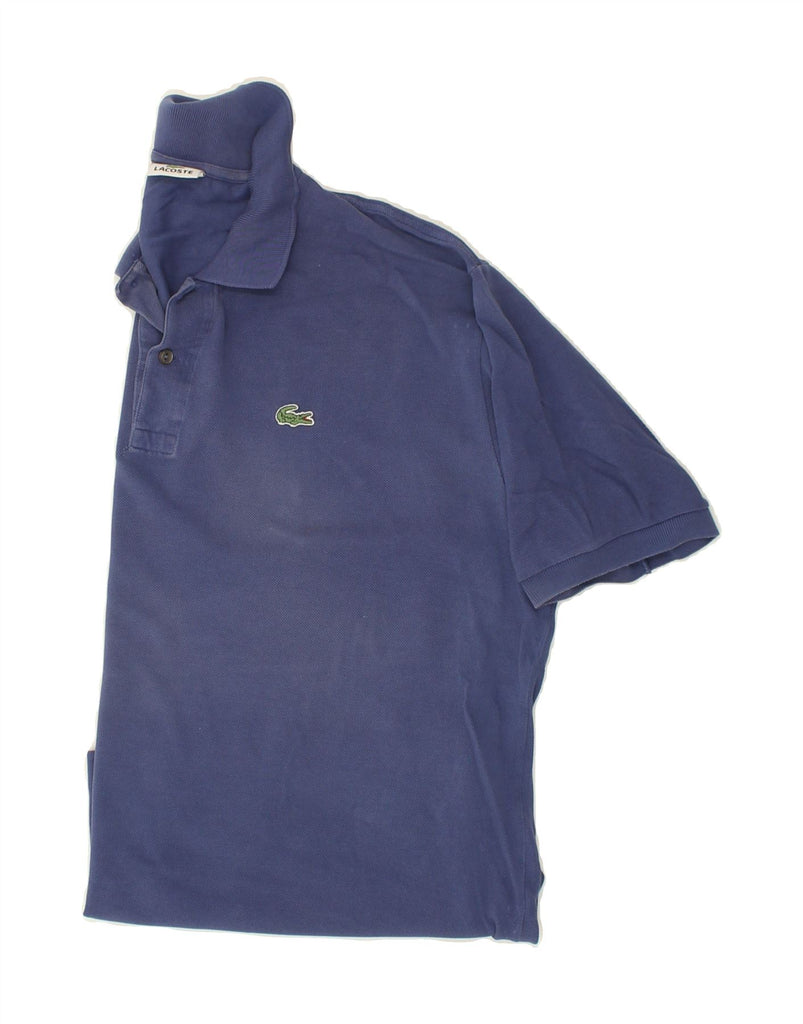 LACOSTE Mens Polo Shirt Size 7 2XL Blue Cotton | Vintage Lacoste | Thrift | Second-Hand Lacoste | Used Clothing | Messina Hembry 