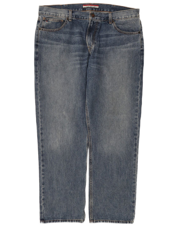 Tommy Hilfiger Mens Straight Jeans W38 L30 Blue Cotton