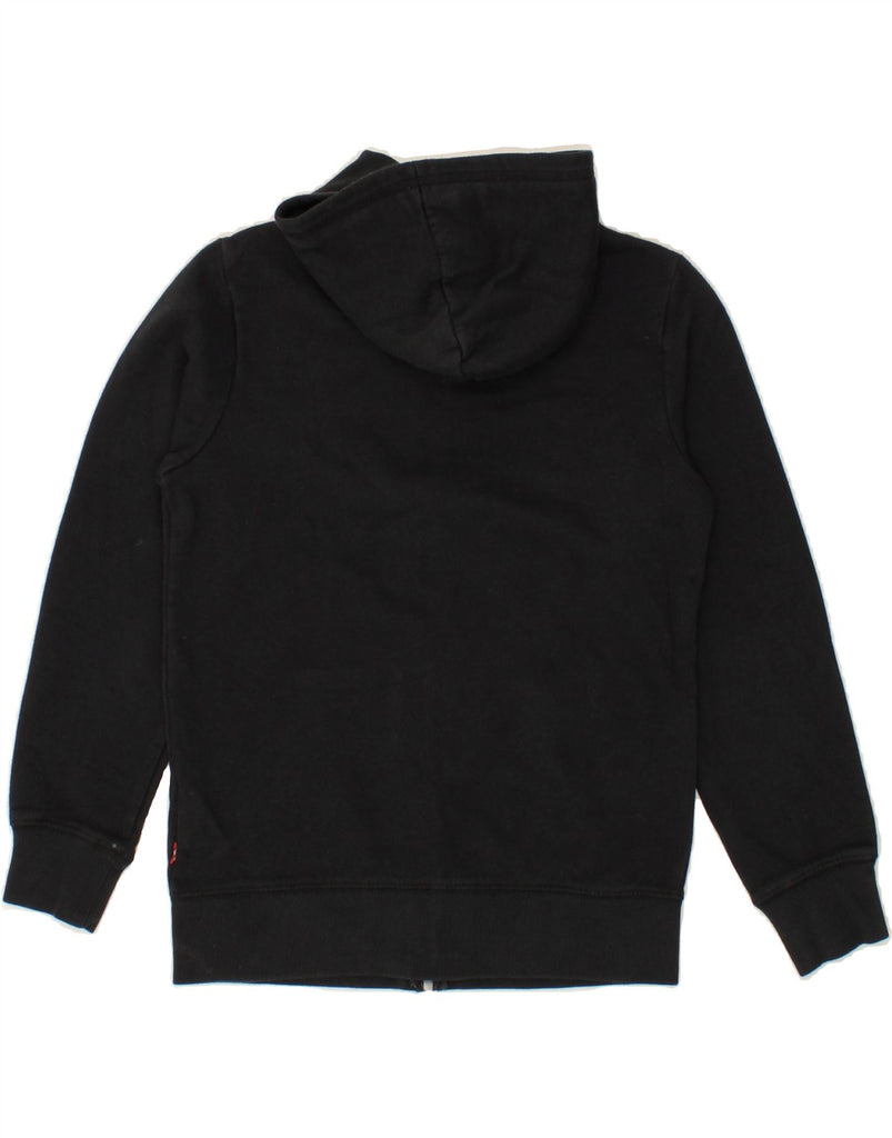 LEVI'S Boys Zip Hoodie Sweater 13-14 Years Black Cotton Vintage Levi's and Second-Hand Levi's from Messina Hembry 