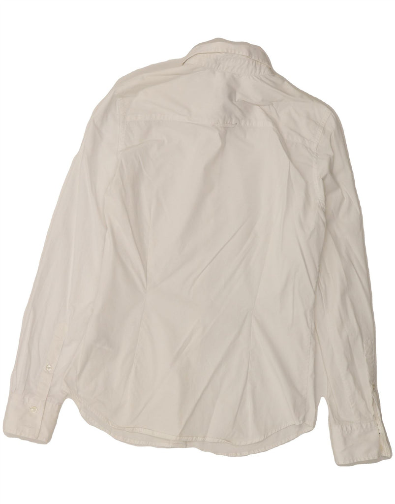 GANT Womens Shirt UK 10 Small  White Cotton Vintage Gant and Second-Hand Gant from Messina Hembry 