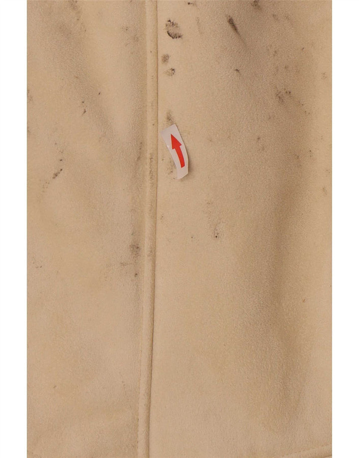 Esprit Womens Sherpa Overcoat UK 18 XL Beige Polyester