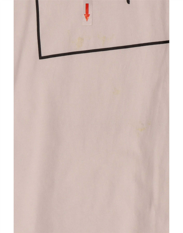 Puma Mens Graphic T-Shirt Top XL White Cotton