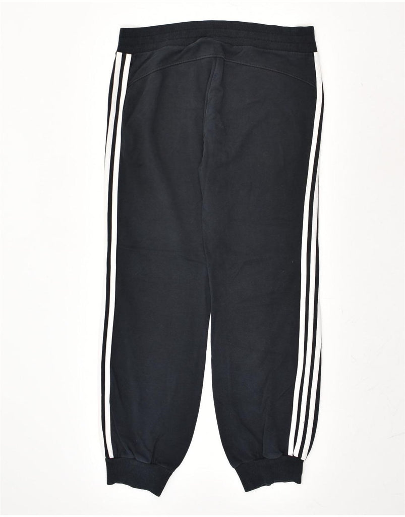 ADIDAS Womens Tracksuit Trousers Joggers UK 10 Small  Black Cotton | Vintage Adidas | Thrift | Second-Hand Adidas | Used Clothing | Messina Hembry 