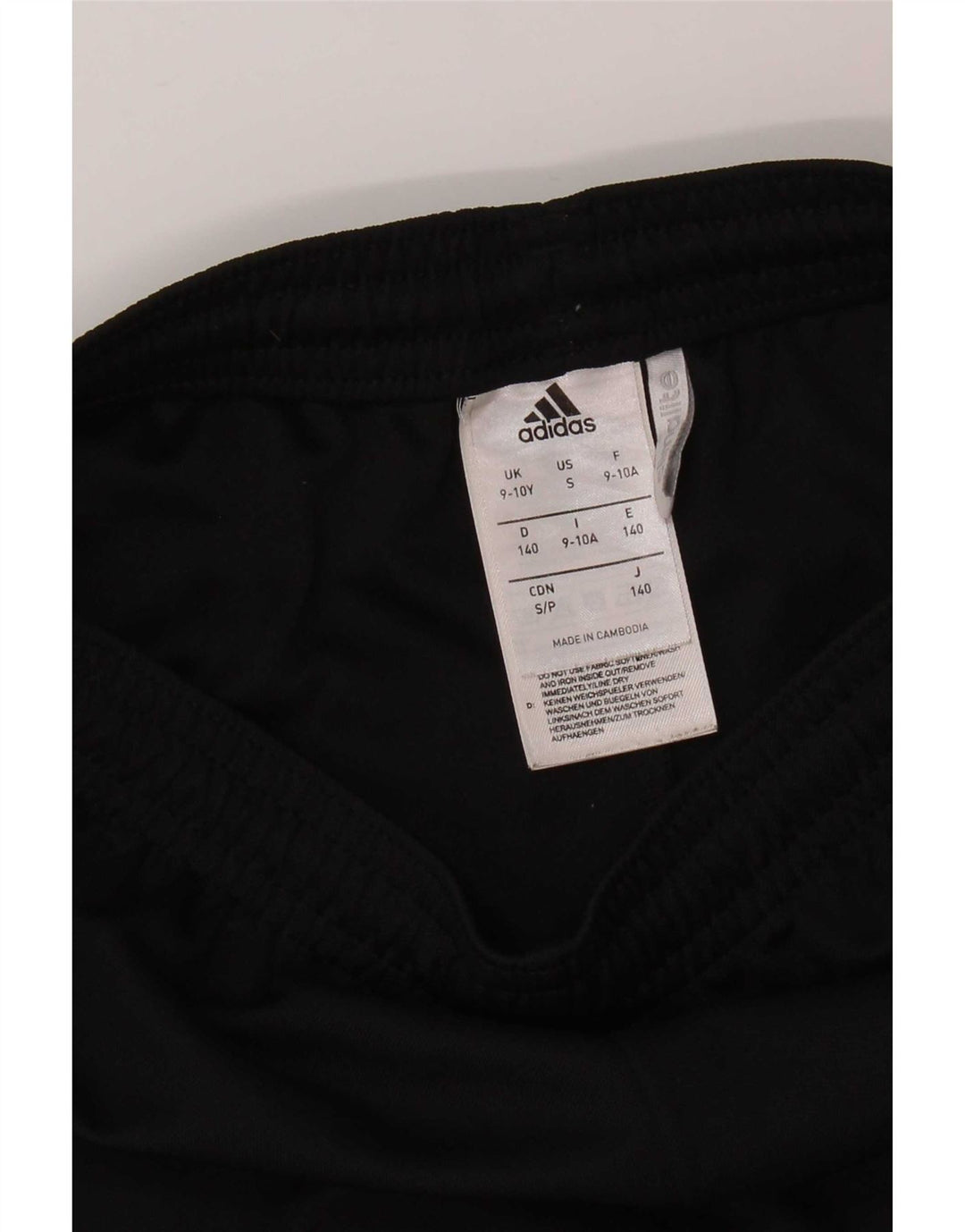 Adidas Boys Climalite Sport Shorts 9-10 Years Black Polyester
