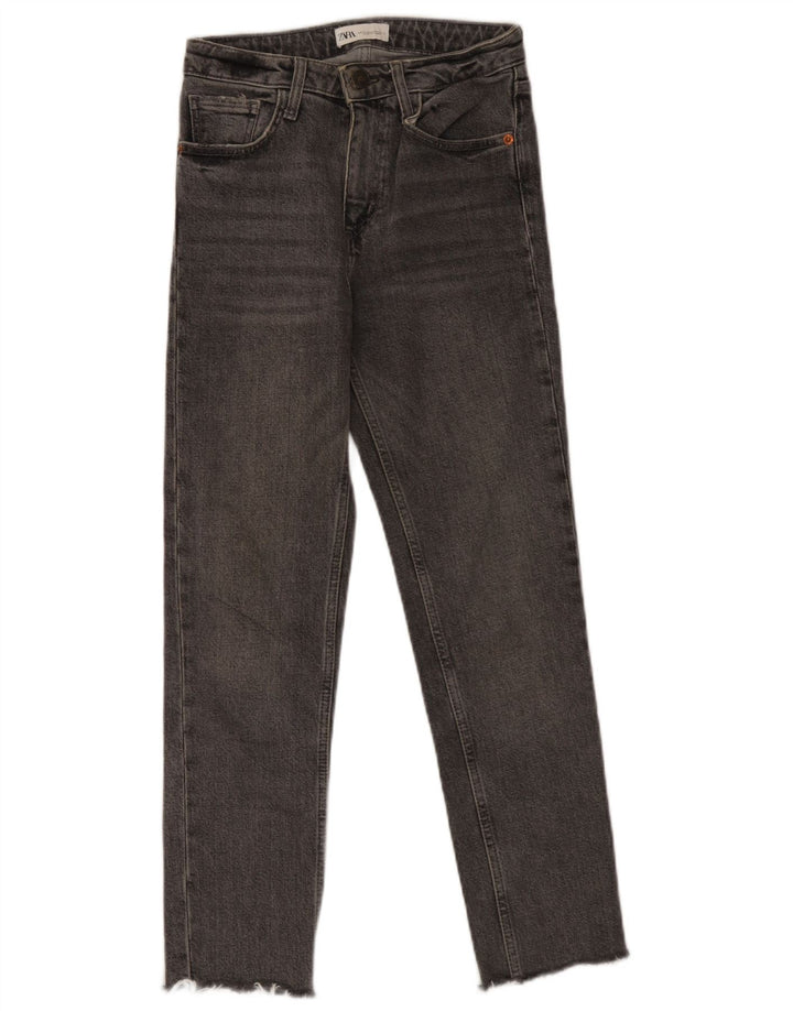 Zara Womens Slim Jeans EU 34 2XS W24 L26 Grey