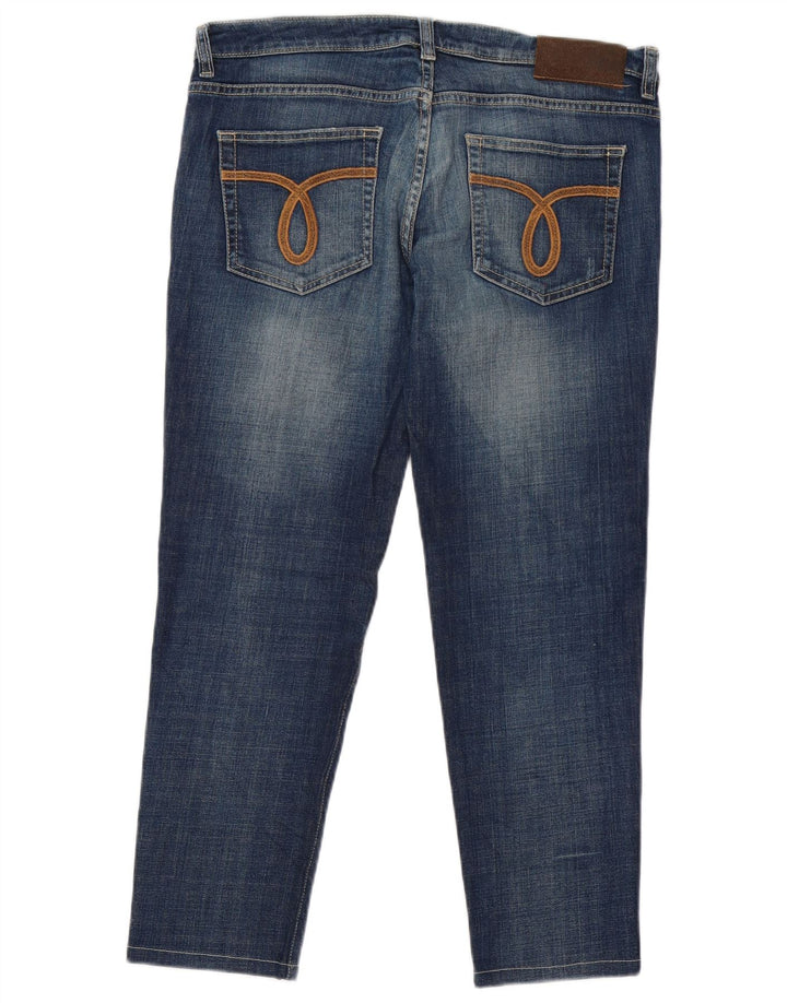 Calvin Klein Womens Straight Jeans W31 L27 Blue Cotton