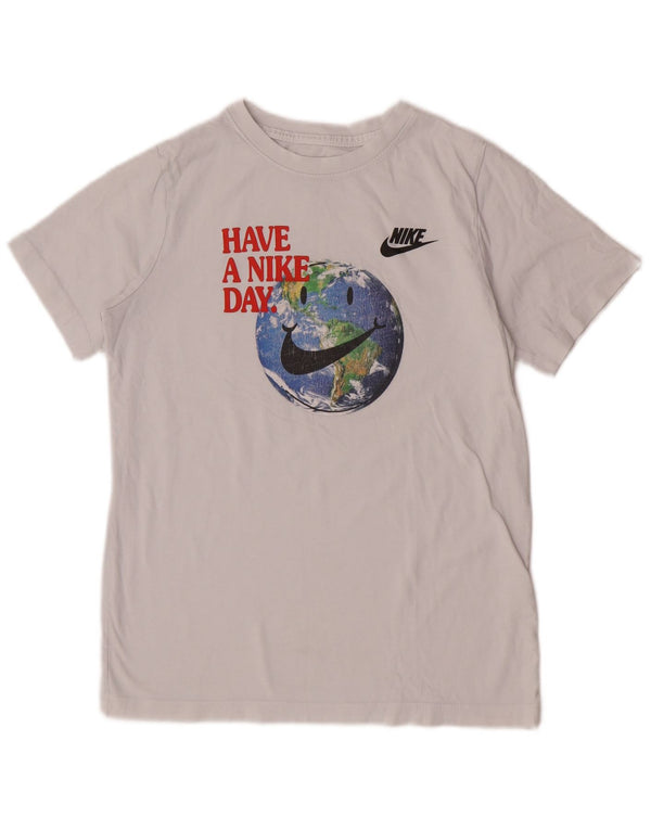Nike Boys Graphic T-Shirt Top 13-14 Years XL White