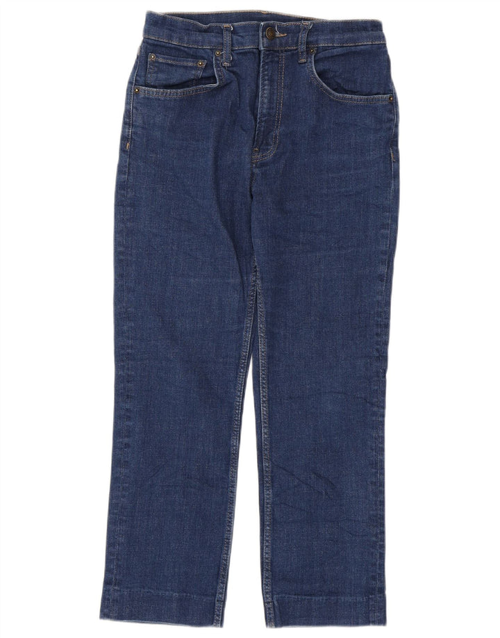 Zara Womens Cropped Jeans EU 40 Medium W30 L25 Blue