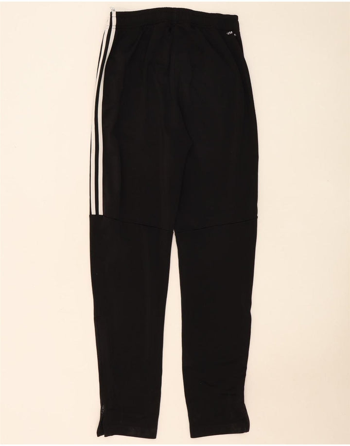 Adidas Boys Aeroready Tracksuit Trousers 15-16 Years Black Polyester