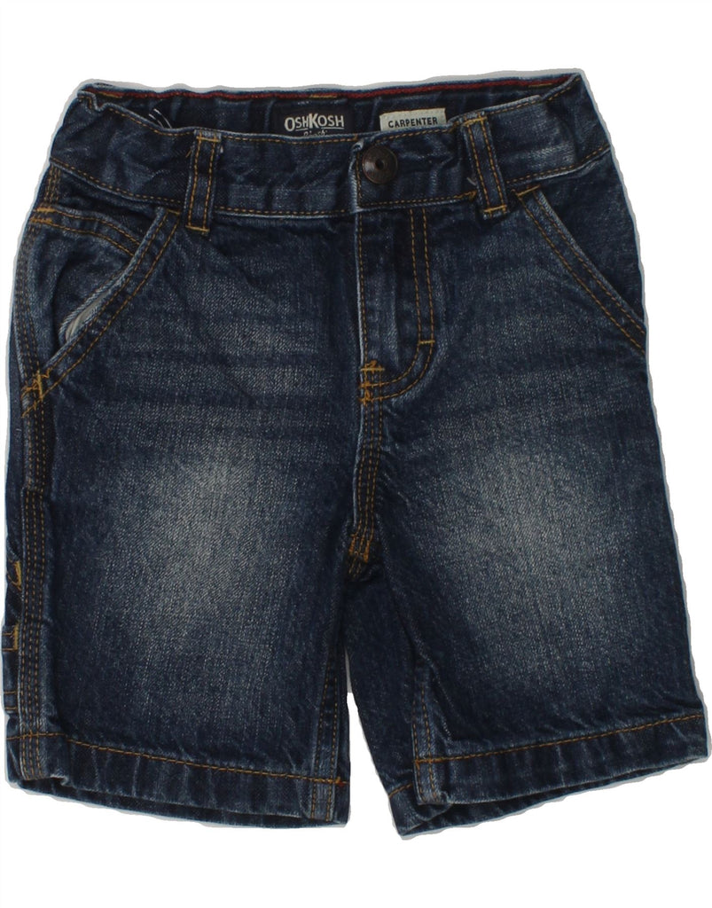 OSH KOSH Boys Carpenter Denim Shorts 2-3 Years W20 Navy Blue Cotton | Vintage Osh Kosh | Thrift | Second-Hand Osh Kosh | Used Clothing | Messina Hembry 