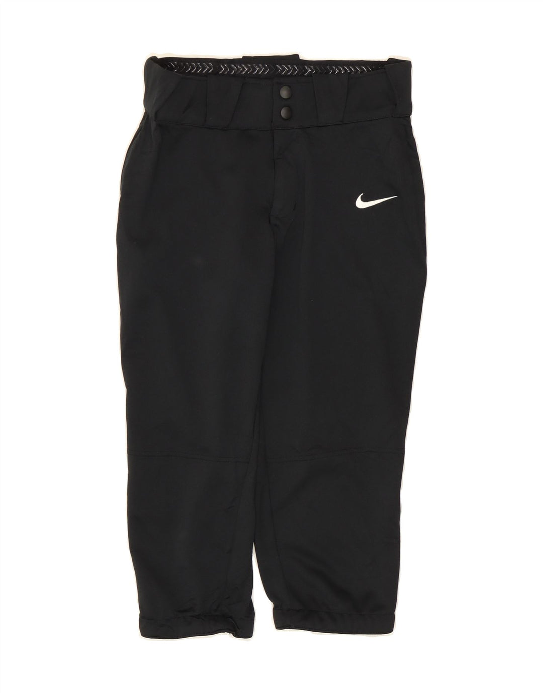 NIKE Womens Joggers Capri Trousers Small W28 L19 Black Polyamide Vintage Nike and Second-Hand Nike from Messina Hembry 