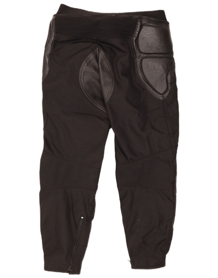 WINTEX Mens Tapered Moto Racer Trousers W32 L27 Black Polyamide
