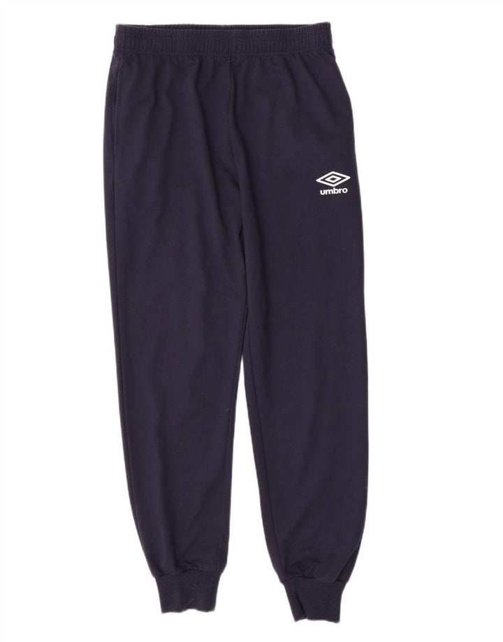 Umbro Mens Tracksuit Trousers Joggers Large Navy Blue Polyester