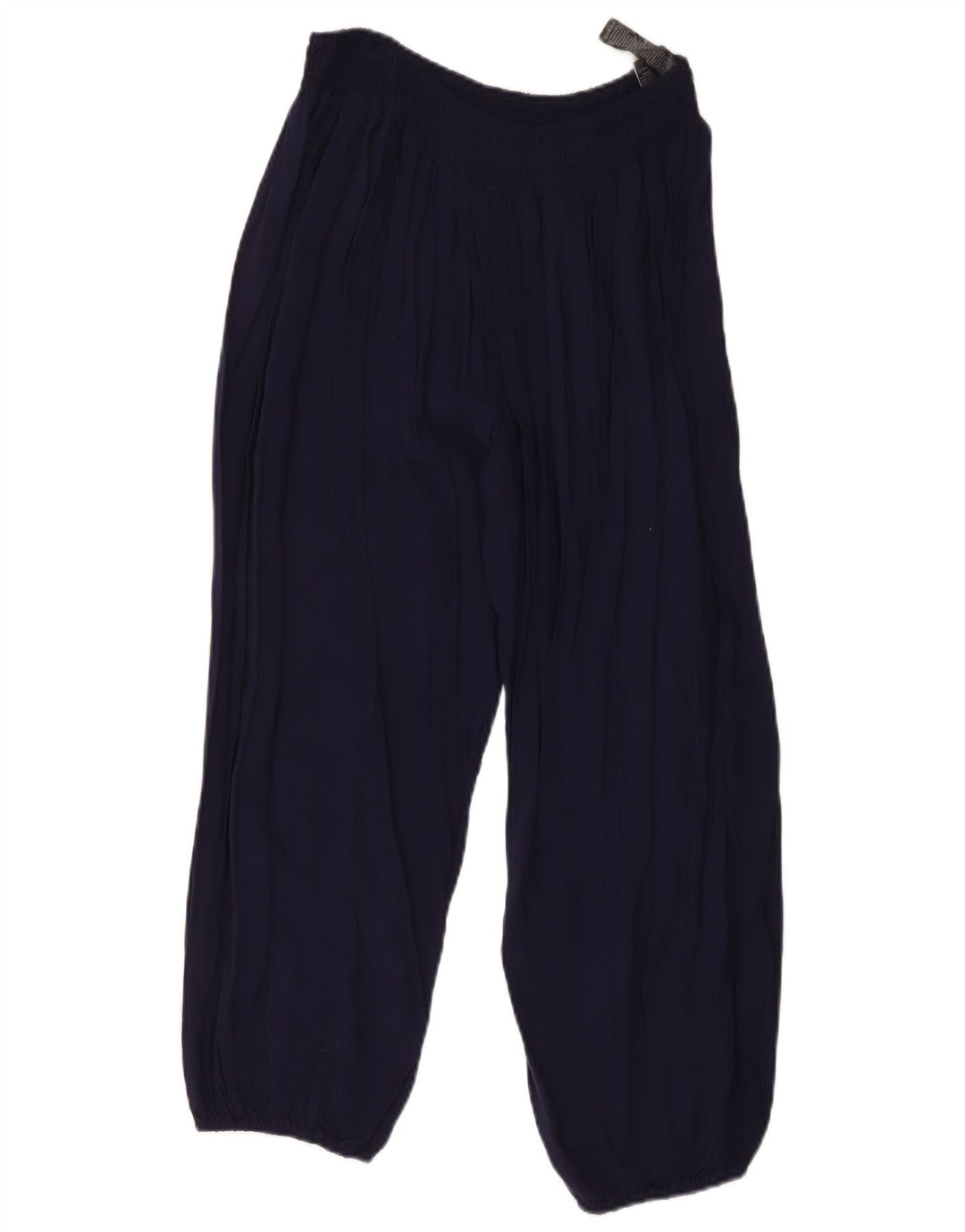 Marks & Spencer Womens Joggers Cropped Trousers Large W30 L23 Navy Blue