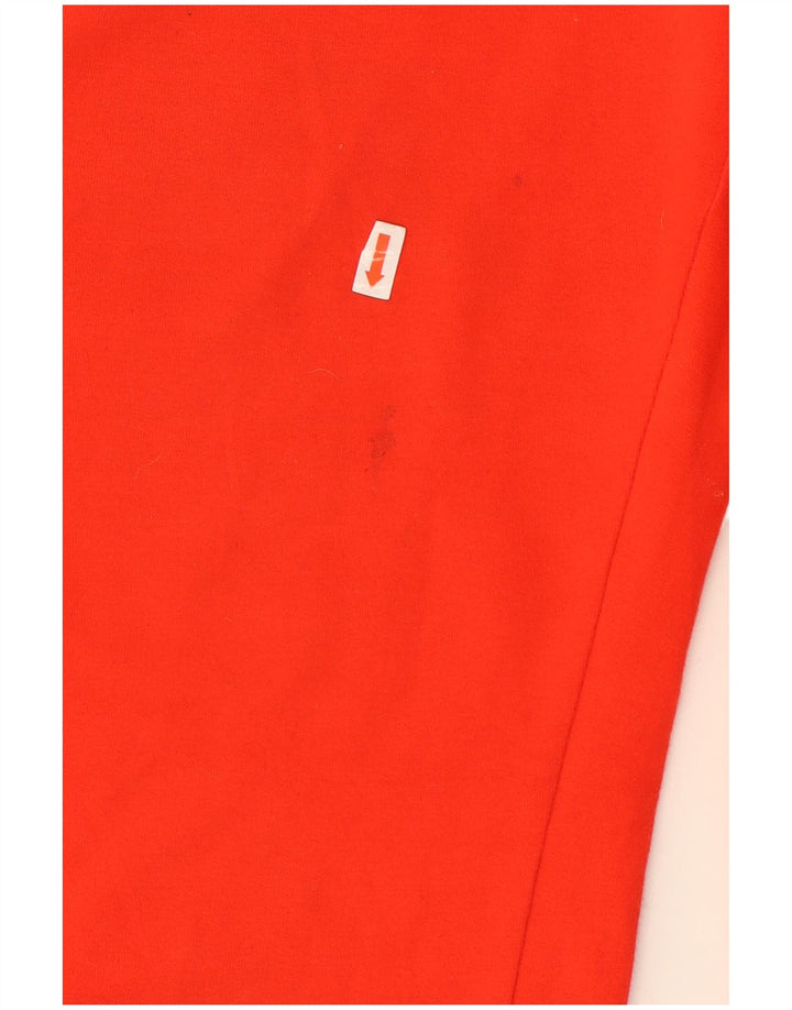 Champion Womens Tracksuit Trousers Joggers UK 12 Medium Red Colourblock