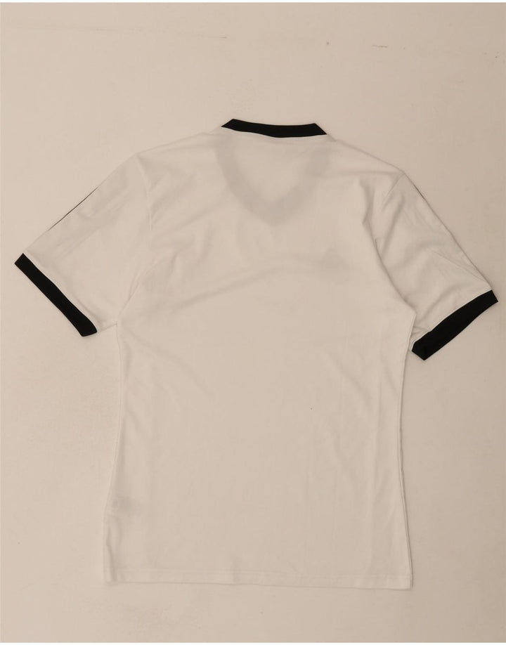 ADIDAS Mens Climalite T-Shirt Top Small White Polyester Vintage Adidas and Second-Hand Adidas from Messina Hembry 