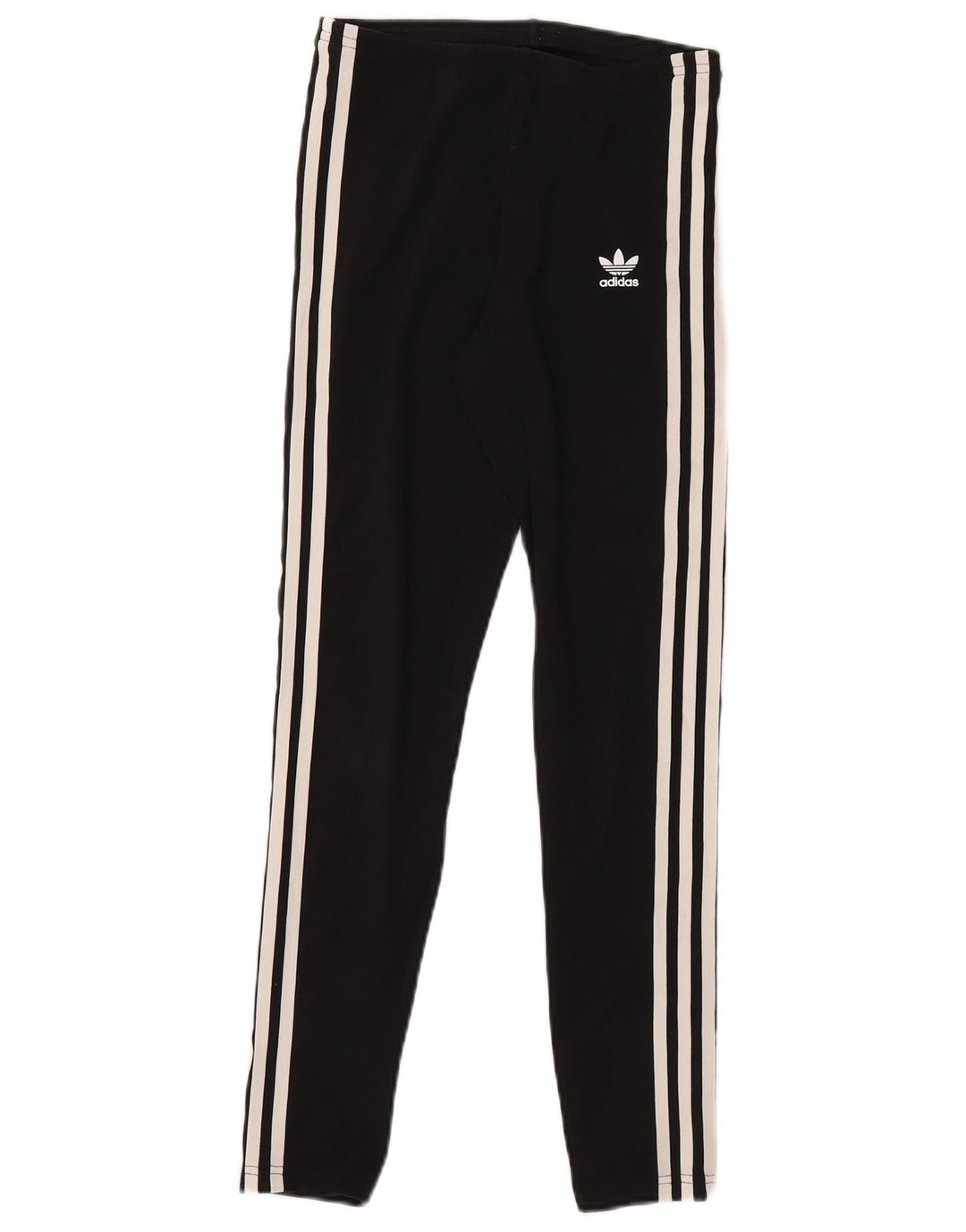 ADIDAS Girls Tracksuit Trousers 13-14 Years Black Cotton