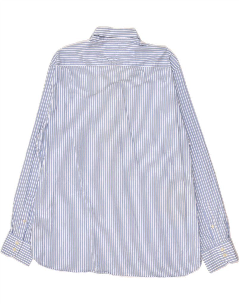 TOMMY HILFIGER Mens Shirt XL Blue Striped Cotton | Vintage Tommy Hilfiger | Thrift | Second-Hand Tommy Hilfiger | Used Clothing | Messina Hembry 