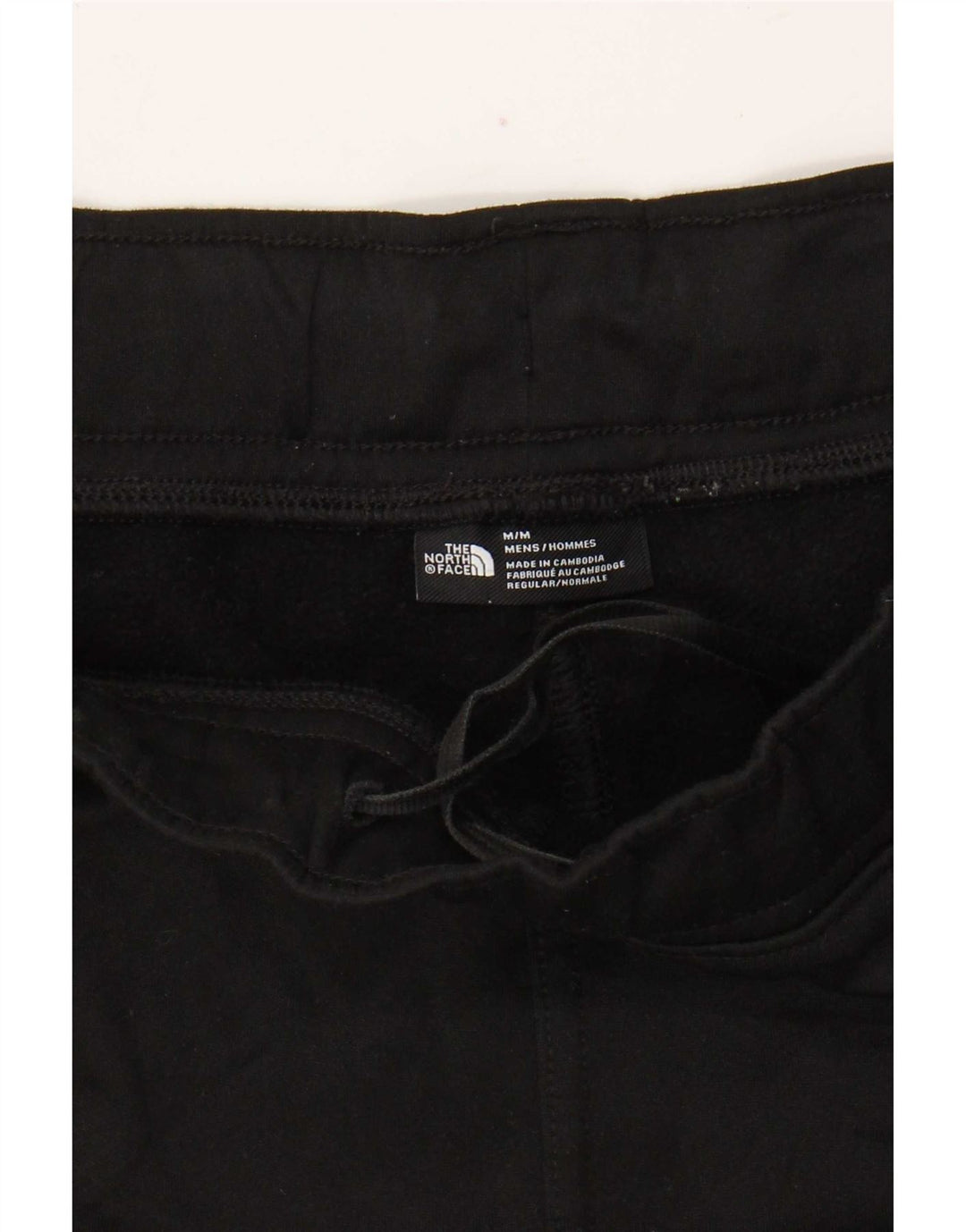 The North Face Mens Tracksuit Trousers Joggers Medium Black Polyester