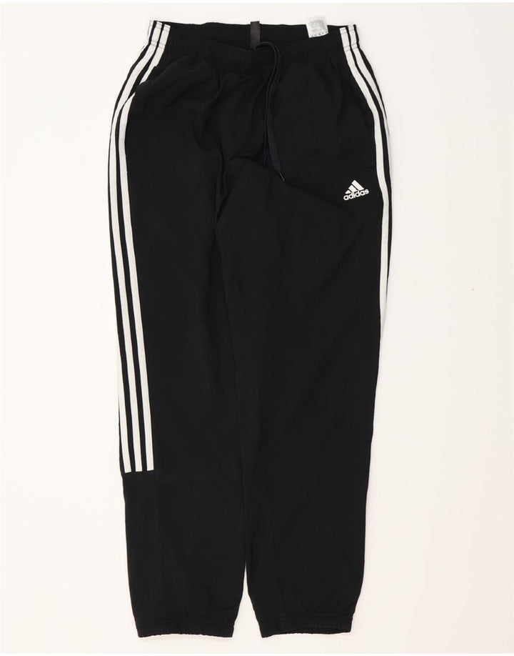 ADIDAS Mens Tracksuit Trousers Joggers Medium  Black Polyester