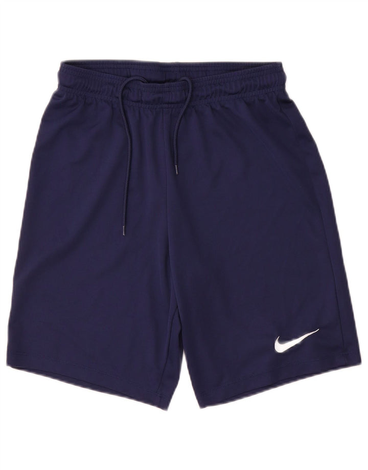 Nike Mens Dri Fit Sport Shorts Small Navy Blue Polyester