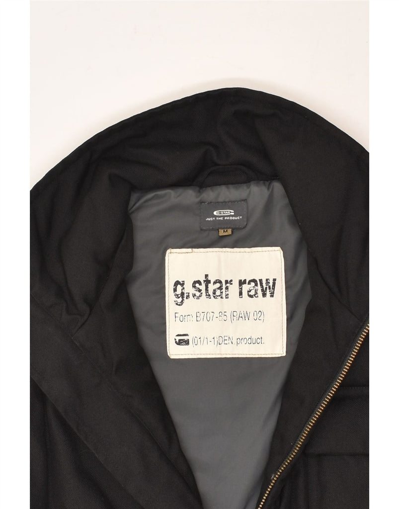 G-STAR Mens Padded Jacket UK 38 Medium Black Nylon | Vintage G-Star | Thrift | Second-Hand G-Star | Used Clothing | Messina Hembry 