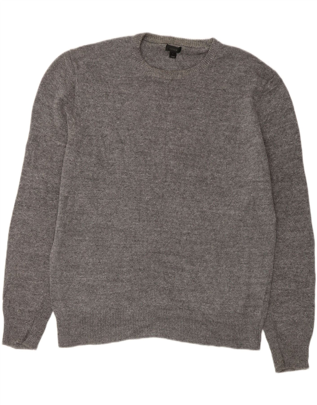 J. CREW Mens Crew Neck Jumper Sweater Large Grey Vintage J. Crew and Second-Hand J. Crew from Messina Hembry 