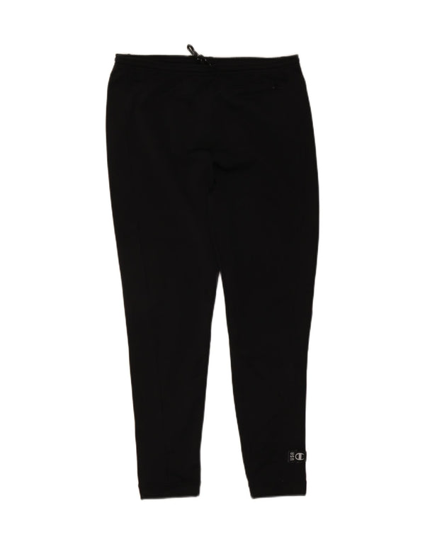 Champion Womens Tracksuit Trousers UK 14 Large Black Polyester