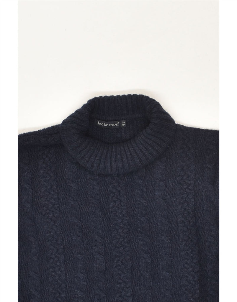 JECKERSON Boys Roll Neck Jumper Sweater 11-12 Years Navy Blue | Vintage Jeckerson | Thrift | Second-Hand Jeckerson | Used Clothing | Messina Hembry 