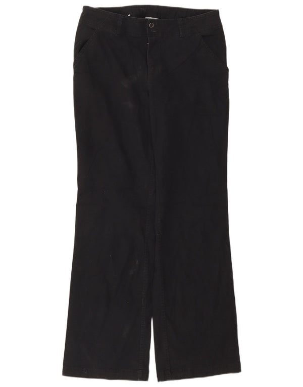 Columbia Womens Straight Chino Trousers US 6 Medium W28 L31 Black Cotton